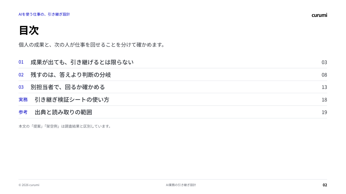資料サンプル2ページ目