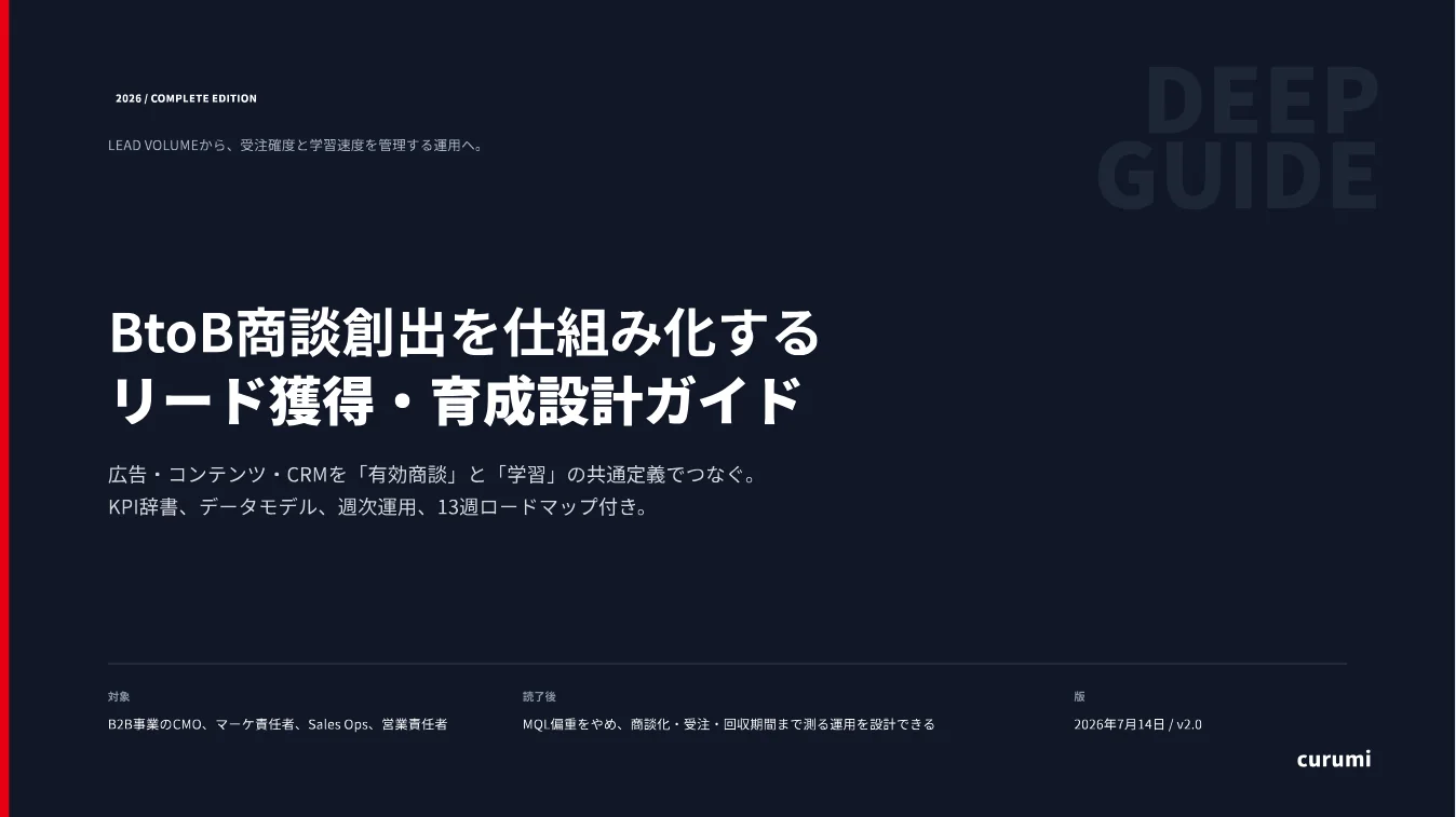 資料サンプル1ページ目：表紙