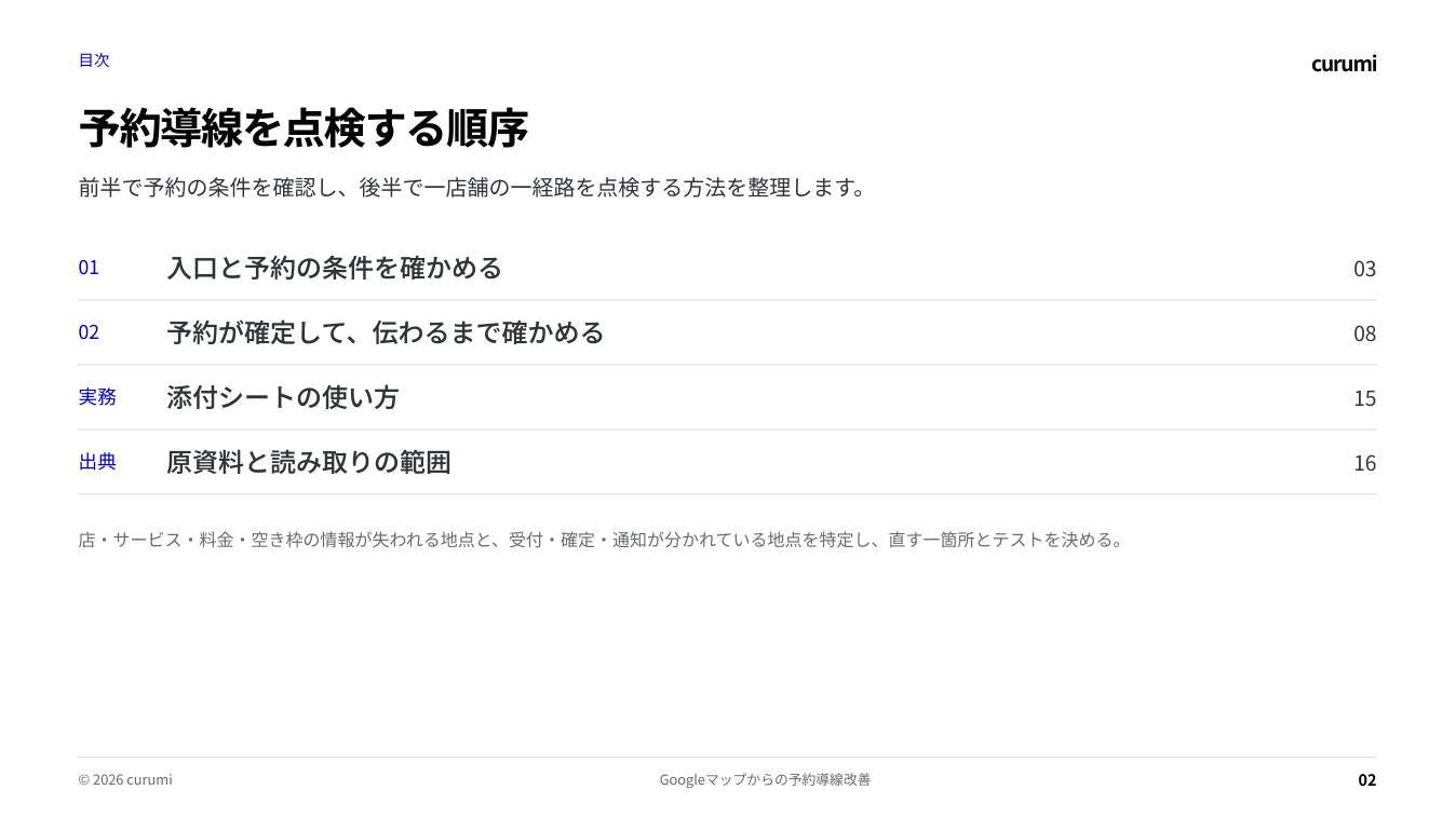 資料サンプル2ページ目